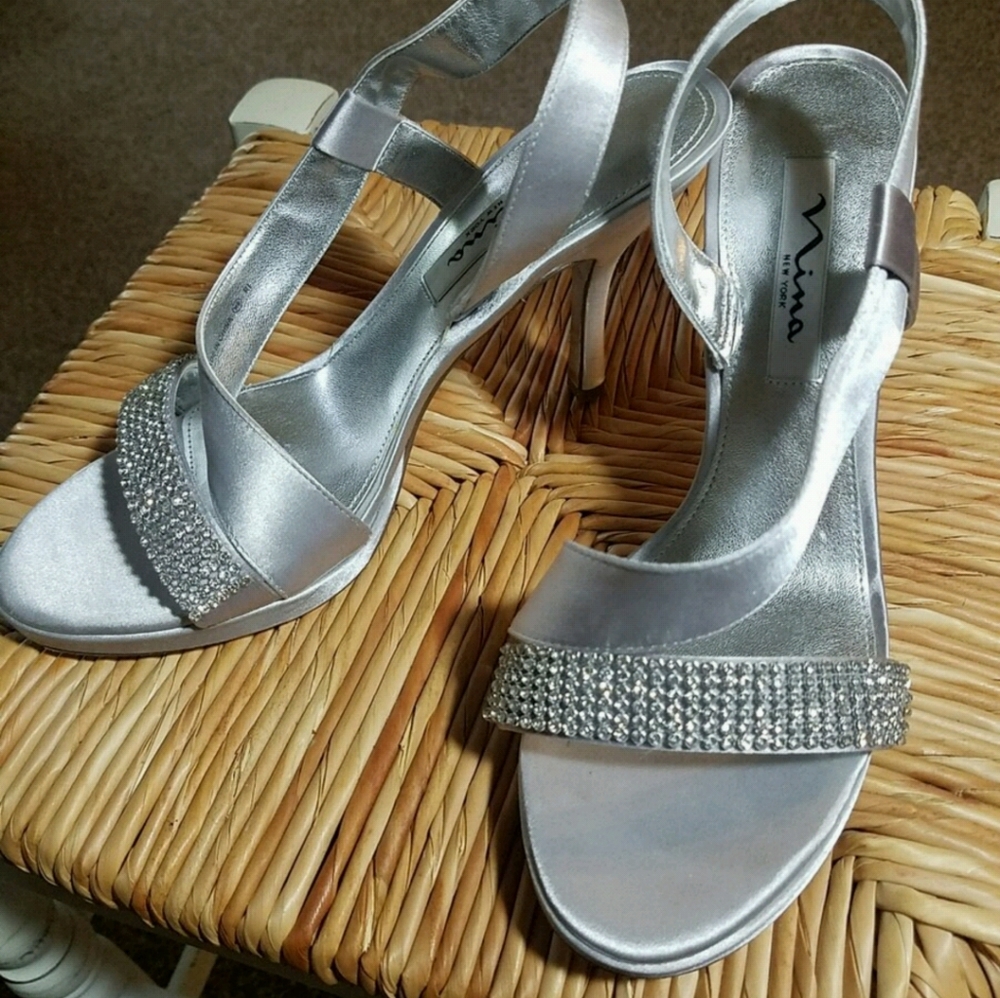 Nina Dress shoes in silver bling